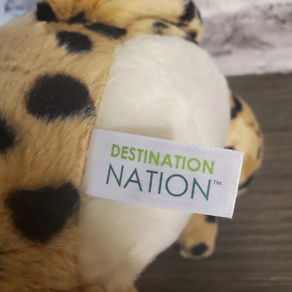 Aurora Destination‎ Nation Sitting Cheetah Plush 11